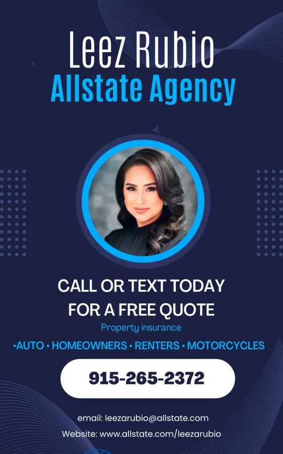 Leez Rubio Allstate Agency free insurance quote ad